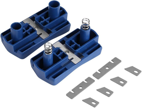 Edge Banding Trimmer Tool, Mini PVC Melamine Wood Edge Banding Machine 2 Edges Manual Tail Trimming Woodworking Tool for Panel Type Furniture Cabi...