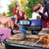 Instant Read Meat Thermometer Waterproof Thermometer with Large Backlit LCD Calibration and Backlight Functions Thermometer for BBQ. Meat. Tea. Mi...