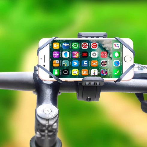 Cell Phone Holder Mount Clip for Golf Cart,Golf Pull Push Cart,Music Microphone Mic Stand,Bike/Scooter,Stroller,Wheelchair Walker,Boat,Adjustable ...