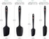 DI ORO Silicone Spatula Set - Rubber Kitchen Spatulas for Baking, Cooking, & Mixing - 600°F Heat-Resistant & BPA Free Silicone Scraper Spatulas fo...