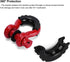 MuHize Black D-Ring Isolator Kit for 3/4" Shackles - 2 Heavy Duty Covers & 4 Washers Insulators, Anti-Rattle Design for Off-Road, Jeep, Truck Acce...
