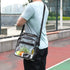 Clear Bag Stadium Approved, Clear Crossbody Messenger Shoulder Bag with Adjustable Strap for Concerts, Sports Events...