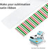 PYD Life 6 Rolls Sublimation Satin Ribbon 1 1/2 Inch x 40 Ft Widde White Blanks Double Faced for Heat Transfer Print,Satin Ribbon for Craft Gift W...