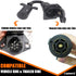 7 Pin Round to 7 Way RV Blade Trailer Adapter Wiring Connector...
