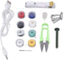 Diydeg Handheld Sewing Machine, Mini Portable Electric Sewing Machine, Ergonomic Battery Powered Portable Mending Machine Quick Stitch Tool for DI...