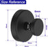 Suction Cup Hooks for Shower, Removable Towel Hooks for Bathroom Window Glass Door Wall, Bath Robe Looafh Hook for Hanging - 2 Pack, Black...