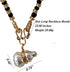 Heavens Tvcz Gourd Calabash Pendant White and Gold Lucky Jewelry Ornament Good Power for Women Charms and Necklace Beads Good Fortune Wealth Healt...