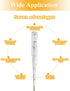 Fielect Voltage Tester Screwdriver, Voltage Tester Pen 70-250V Voltage Detector Pen Neon Light Circuit Tester Pen Voltage Test Pen Screwdriverm 1P...
