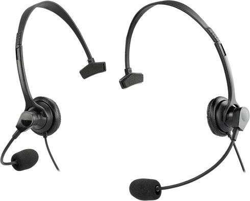 Arrowmax AHDH1000-K2 Single Side Over-The-Head Headphone Compatible with BaoFeng BTECH UV-5R UV-5RA UV-5RE UV-5R3 BF-F8HP UV-82HP Kenwood 2-PIN 2 ...
