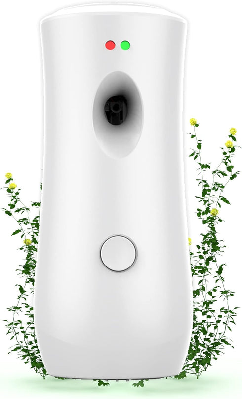 Automatic Air Fragrance Dispenser Home Wall-mounted Aerosol Spray Air Freshener for Home Offices Schools Restaurants Hotels Commercial Place (Whit...