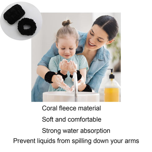 Spa Headbands for Washing Face, Makeup Headband, Skin Care Headbands, Wristband Set, Bubble Facial Headband, Towel Headband,Hairband Puffy headban...