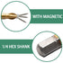 10Pcs PH2 Anti Slip Screwdriver Bit Set,1/4 Inch Hex 25mm Length Titanium Magnetic Drill Bits Set for Electric Screwdriver Impact Drill...