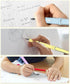 6Pcs Everlasting Pencil, Inkless Pencil Eternal with Replacement Nibs, Pen Unlimited Writing Reusable Erasable for Student Artist Drawing, Kids Gi...