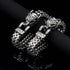 GelConnie Viking Bracelet for Men Thor's Hammer Bracelet Norse Bracelet Viking Arm Rings for Women Stainless Steel Biker Bracelet Viking Dragon Br...