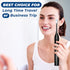 Sonic Electric Toothbrush for Adults, Rechargeable with 6 Replacement Brush Heads, 5 Modes and 3 Intensity, with 2-Minute Intelligent Timer and IP...