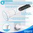Spring Tension Rod 28 to 48 inches,Adjustable Heavy Duty Curtain Rod-Shower Curtain Rods for Bathroom,Windows,Door,White...