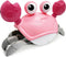 Walking Crab Baby Toy, Toddler Crawling Tummy Time Crab with Music, Interactive Sensory Infant Walking Dancing Crab Toys, Boys Girls Learning Birt...
