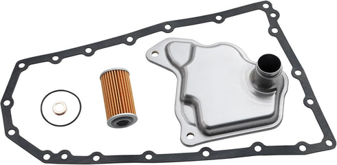 RE0F10D JF017E Transmission Filter Oil Pan Gasket Kit Fit for Nissan Altima Maxima Quest Murano Pathfinder Infiniti Qx60 Replaces# 31728-29X0D 317...
