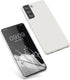 kwmobile Case Compatible with Samsung Galaxy S21 Case - TPU Silicone Phone Cover with Soft Finish - White Matte...
