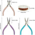 Set of 9 Jewelry Making Tools Kit, lyfLux Jewelry Pliers with Jewelry Beading Wire, Includes Chain Nose Pliers, Round Nose Pliers, Wire Cutters an...