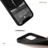 Tasikar Compatible with iPhone 12 Mini Case Carbon Fiber Leather Design with TPU Hybrid Slim Case (Black)...