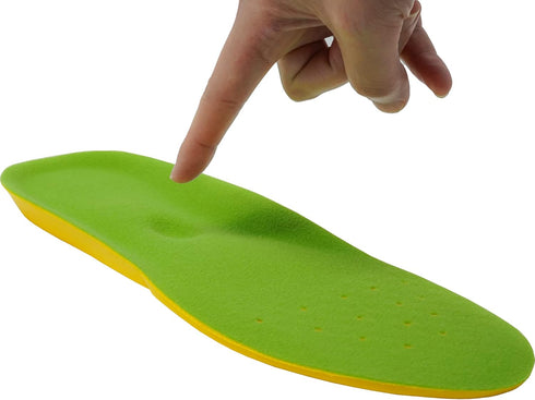 1 Pair Wide Fit Insoles Plantar Fasciitis Orthotics PU Memory Foam Comfort Shoe Inserts for Men and Women, Cushioned Arch Support, Shock Absorptio...