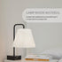 Uonlytech Lamp Shade Linen Pre-cut Round Craft Diy Making Cover Lampshade Material Fabric Floor Styrene Light Shade Cloth Desks White for Re Repla...