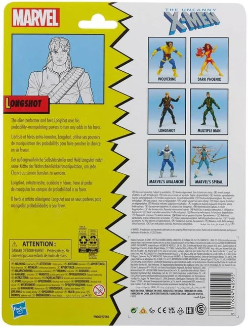 Marvel Legends Series X-Men Classic Longshot 6-inch Action Figure Toy, 4 Accessories...
