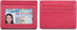 Unisex-Adult's Petite Credit Card Holder Leather Slim Minimalist Wallet, Rose with Id Window, Classic...