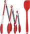 Kitchen Tongs for Cooking Locking Silicone Tongs,Buffet Tongs,Stainless Steel Serving Tongs,7,9 and 12 In Locking Food Tong with Silicon Tips Sili...