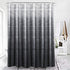 SPXUBZ Black Grey Shower Curtain for Bathroom Modern Ombre Decor Bath Curtains Set with 12 Hooks Minimalist Natural Art Waterproof Shower Curtain ...
