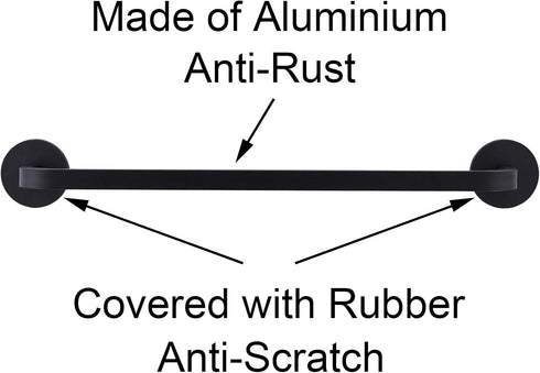 Magnetic Towel Bar for Refrigerator, Magnetic Towel Holder Towel Hook Hanger for Fridge, Kitchen Stove, Oven, Dishwasher, Sink Laundry Washing Mac...