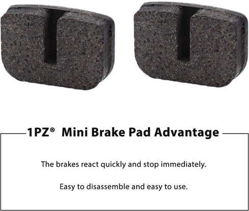 1PZ DP2-4S1 Brake Pads for MOTOVOX MBX10 79CC Moto MM-BB80 Baja Racer MINI BIKE REAR BRAKE PADS MBX-10 PARTS NEW (4 Pair)...
