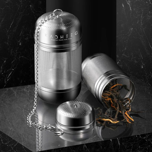 PRETYZOOM Stainless Steel Tea Infuser, Kitchen Stew Cage with Chain Hook, Tea Infuser Ball Portable Mesh Tea Strainer for Loose Tea, Seasoning...