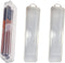 Portable Travel Cosmetic Brush Holder Dispenser Portable Cutlery box Storage Box with Transparent Lid Fixed Frame Storage Jar Cotton swab box Dent...