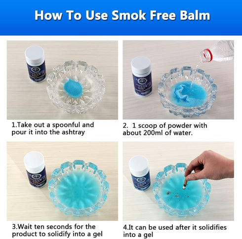Magic Ashtray Sand, Smokeless Ashtrays for Cigarettes Indoor, Quickly Extinguish Smoke and Adsorb Soot, Prevent Secondhand Smoke, Odor Eliminator,...