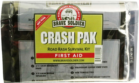 Cyclist First Aid Kit – Antiseptic Healing Ointment, Bandages, Pain Relief for Road Rash, Cuts, Scrapes and Burns...