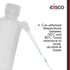 EISCO Wash Bottle, 500ml - Polyethylene - Translucent, Unbreakable - Screw Cap with Down Spout for Dispensing Liquid Labs...