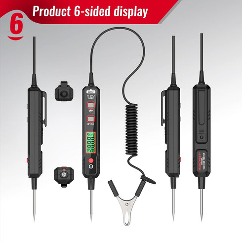 Test Light Automotive, HABOTEST 0.8V-100V DC Buzzer Circuit Tester with Sharp Probe, Bidirectional Voltage Tester with Flashlight, Electric Test P...