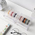 2 Pack Washi Tape Dispenser Cutter Transparent Acrylic Visible Roll Tape Holder Storage Desktop Office Tape Dispensers...