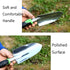 Garden Trowel & Hand Wide Shovel Pointed with Soft Rubberized Non-Slip Ergonomic Handle for Planting, Transplanting, Weeding, Moving and Smoothing...