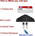 500Pcs/Box COMPASS LEAD REFILLS 2mm 2B HB Black 2.0mm drawing draft Black pencil sharpener...