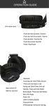 NIA Wireless Over Ear Headphones, Multifunctional Foldable Colorful Stereo Bass Bluetooth Headsets with 3.5mm Jack/Microphone/MP3 Player/FM Radio ...