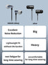 Kbear Little Q Earbuds Wired Headphones Metal Earbuds in-Ear Earphones Lightweight Bass Driven Computer Headphones Sound Compatible with iPhone an...