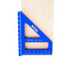 45/90 Degree Triangle Ruler Scriber, Woodworking Square Protractor, Aluminum Alloy Miter Triangle Ruler High Precision Layout Measuring Tool, Mult...