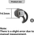 Small Earbud Tips Earbud Replacement Tips Silicone Ear Tips Compatible with Bose QC20 QC20i SoundSport SIE2i IE2 IE3 Headphone Rubber Tips Earbud ...