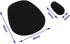 Create idea 1 Pair of Replacement Ear Pads and 1 Pair of Mic Windscreen Foam Compatible with BlueParrott B450-XT Replacement Ear Cushions Cups Cov...