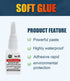 20g Leather Glue, Leather Adhesive,Instant Strong Glue for bonding leather, leather and fabrics and substrates of different materials, suitable fo...