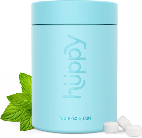 Toothpaste Tablets, Nano Hydroxyapatite Toothpaste - Natural Whitening, Fluoride Free and Remineralizing Tablets - Travel Toothpaste Tabs, Hydroxy...