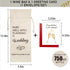 YAANUNULU Wedding Wine Bag Gifts for Mr Mrs, Engagement Gifts, Wedding Couples, Bride and Groom Gift, Wedding Gift, Newlywed Gifts, Pairs Well Wit...